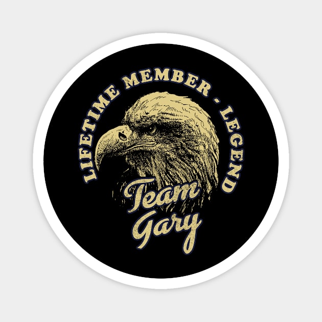 Gary Name - Lifetime Member Legend - Eagle Magnet by Stacy Peters Art